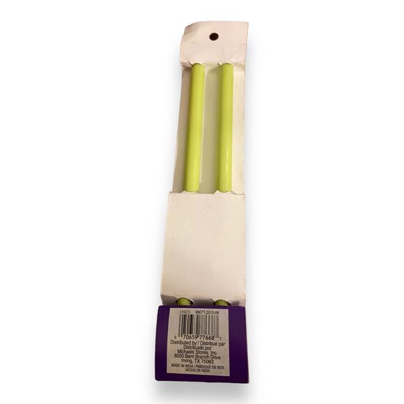 Loops & Threads‎ Plastic Knitting Needles US 17 10 in. 12.75 mm Lime Green NEW - Picture 3 of 3